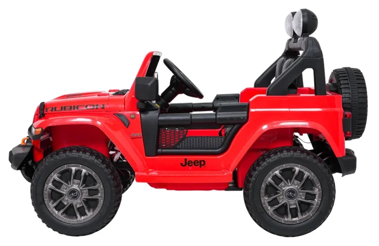 Dječji Jeep Wrangler Rubicon Lift Crveni Auto Na Akumulator 7