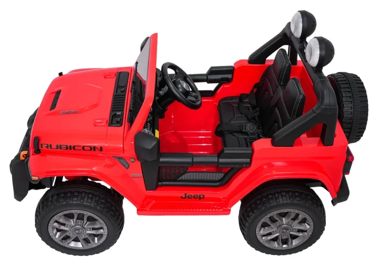 Dječji Jeep Wrangler Rubicon Lift Crveni Auto Na Akumulator 8