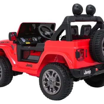Dječji Jeep Wrangler Rubicon Lift Crveni Auto Na Akumulator 9