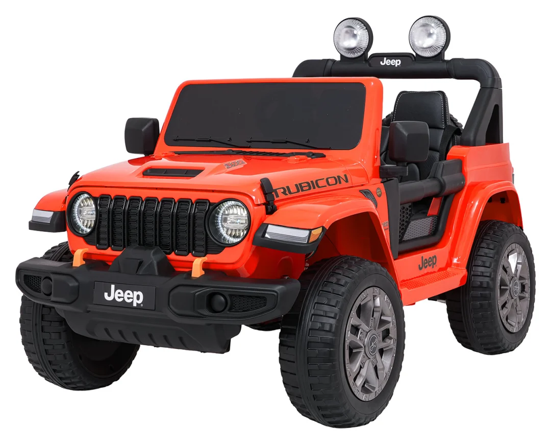 Dječji Jeep Wrangler Rubicon Lift Narančasti Auto Na Akumulator 1