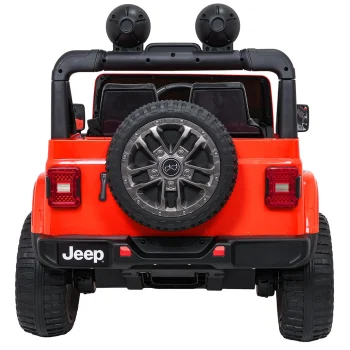 Dječji Jeep Wrangler Rubicon Lift Narančasti Auto Na Akumulator 10
