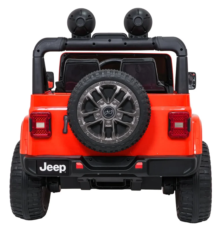 Dječji Jeep Wrangler Rubicon Lift Narančasti Auto Na Akumulator 10