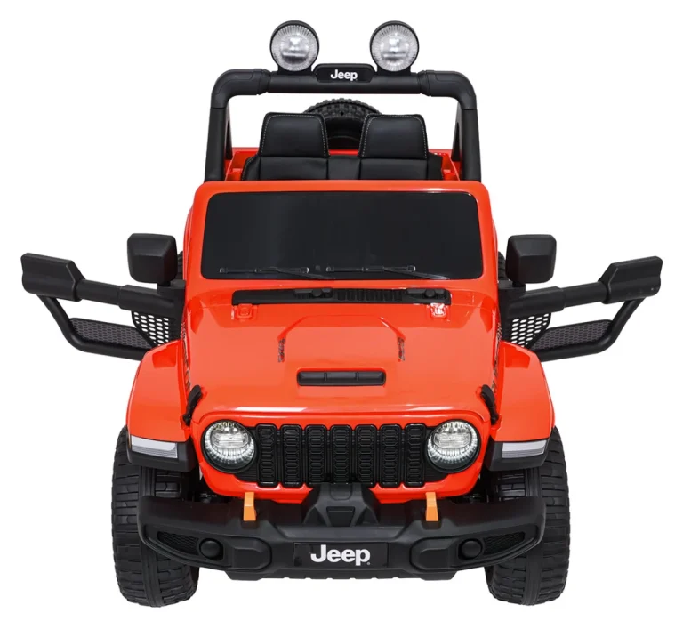 Dječji Jeep Wrangler Rubicon Lift Narančasti Auto Na Akumulator 14