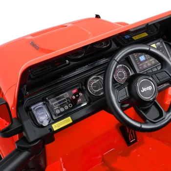 Dječji Jeep Wrangler Rubicon Lift Narančasti Auto Na Akumulator 17