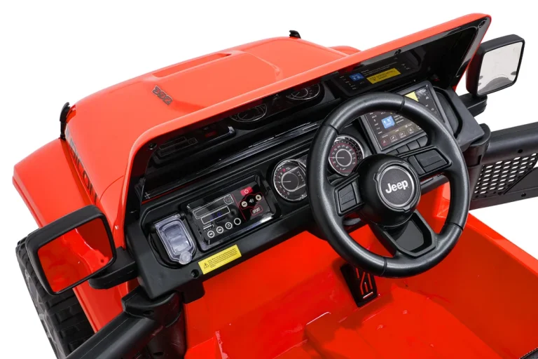 Dječji Jeep Wrangler Rubicon Lift Narančasti Auto Na Akumulator 17