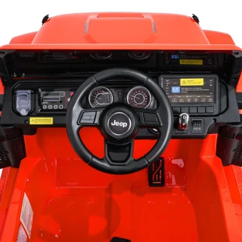 Dječji Jeep Wrangler Rubicon Lift Narančasti Auto Na Akumulator 18
