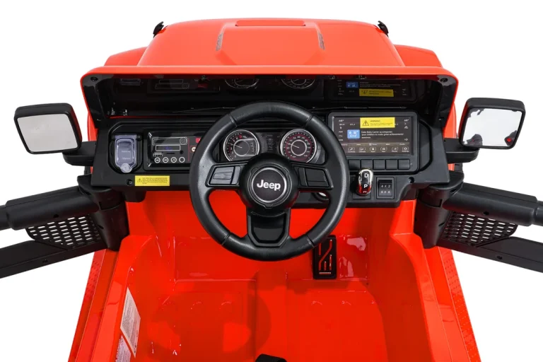Dječji Jeep Wrangler Rubicon Lift Narančasti Auto Na Akumulator 18