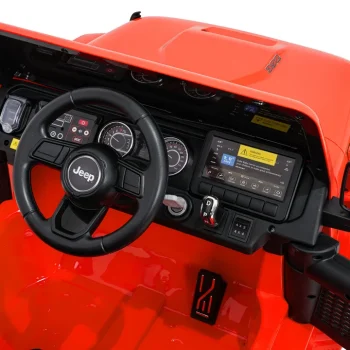 Dječji Jeep Wrangler Rubicon Lift Narančasti Auto Na Akumulator 19