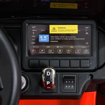 Dječji Jeep Wrangler Rubicon Lift Narančasti Auto Na Akumulator 20