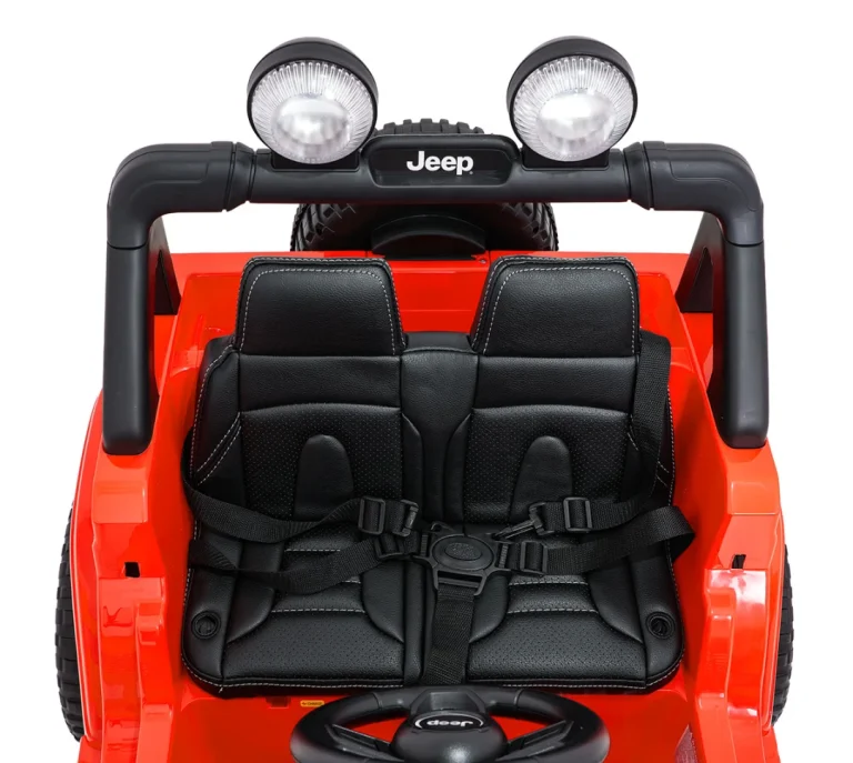 Dječji Jeep Wrangler Rubicon Lift Narančasti Auto Na Akumulator 23