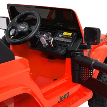 Dječji Jeep Wrangler Rubicon Lift Narančasti Auto Na Akumulator 26