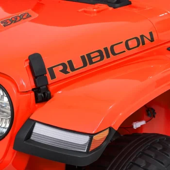 Dječji Jeep Wrangler Rubicon Lift Narančasti Auto Na Akumulator 28