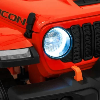 Dječji Jeep Wrangler Rubicon Lift Narančasti Auto Na Akumulator 29