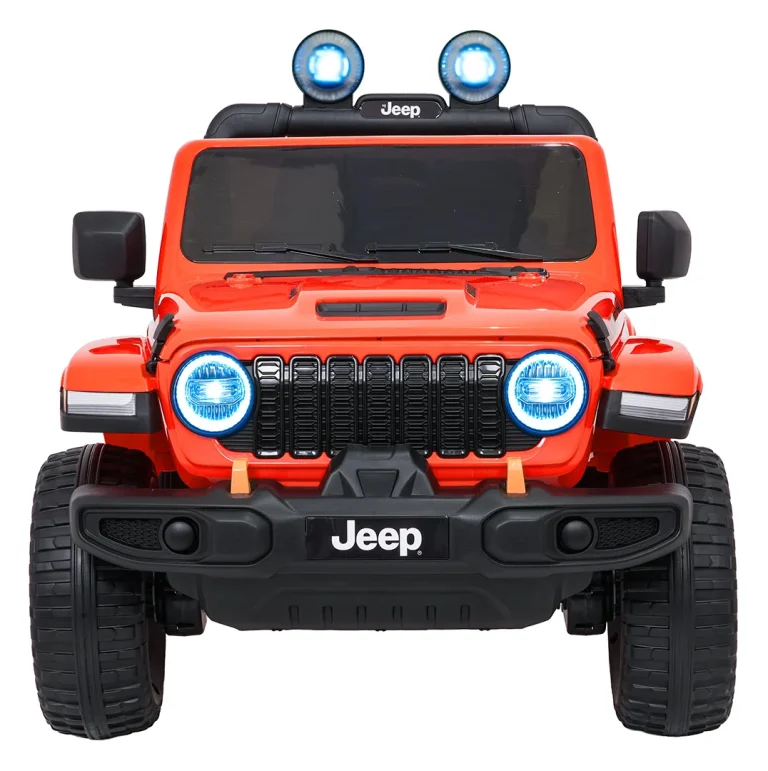 Dječji Jeep Wrangler Rubicon Lift Narančasti Auto Na Akumulator 3