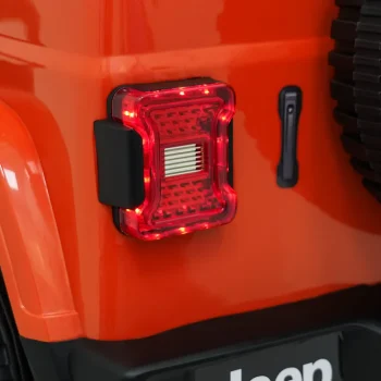 Dječji Jeep Wrangler Rubicon Lift Narančasti Auto Na Akumulator 30