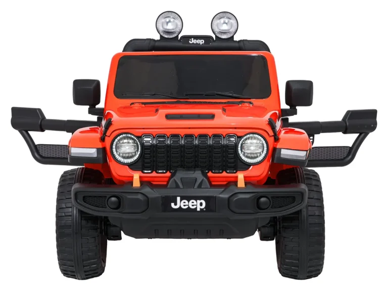 Dječji Jeep Wrangler Rubicon Lift Narančasti Auto Na Akumulator 4