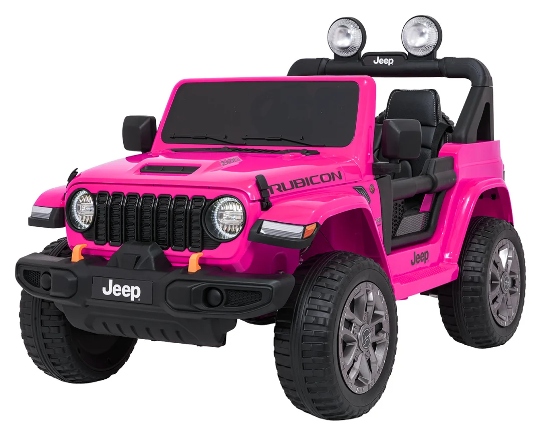 Dječji Jeep Wrangler Rubicon Lift Ružičasti Auto Na Akumulator 1