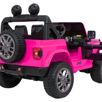 Dječji Jeep Wrangler Rubicon Lift Ružičasti Auto Na Akumulator 10