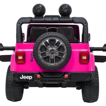 Dječji Jeep Wrangler Rubicon Lift Ružičasti Auto Na Akumulator 11