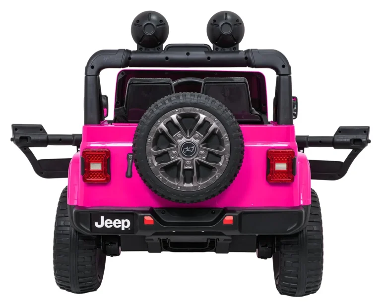 Dječji Jeep Wrangler Rubicon Lift Ružičasti Auto Na Akumulator 11