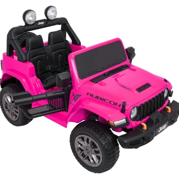 Dječji Jeep Wrangler Rubicon Lift Ružičasti Auto Na Akumulator 14