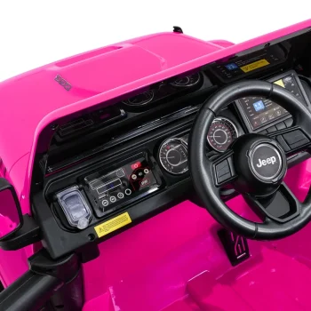 Dječji Jeep Wrangler Rubicon Lift Ružičasti Auto Na Akumulator 17