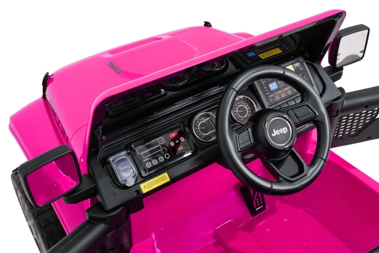 Dječji Jeep Wrangler Rubicon Lift Ružičasti Auto Na Akumulator 17