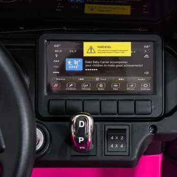 Dječji Jeep Wrangler Rubicon Lift Ružičasti Auto Na Akumulator 20