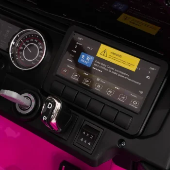 Dječji Jeep Wrangler Rubicon Lift Ružičasti Auto Na Akumulator 21