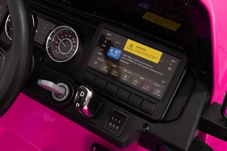 Dječji Jeep Wrangler Rubicon Lift Ružičasti Auto Na Akumulator 21