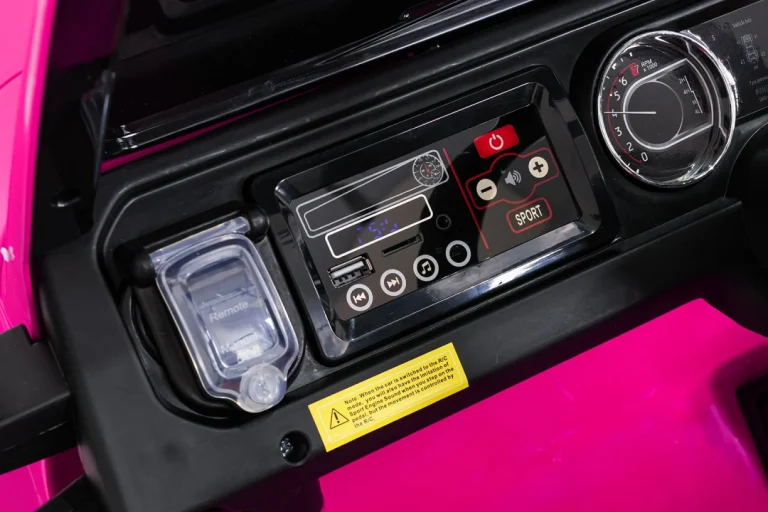 Dječji Jeep Wrangler Rubicon Lift Ružičasti Auto Na Akumulator 22