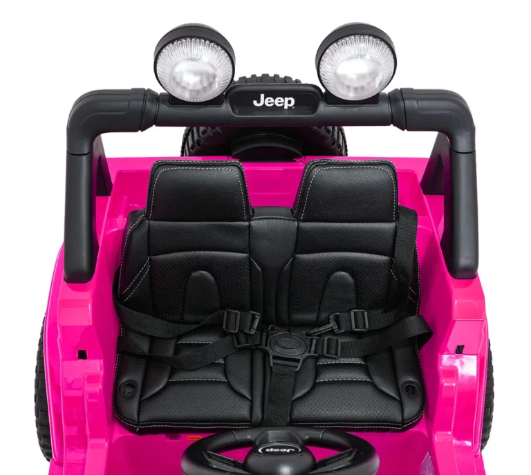 Dječji Jeep Wrangler Rubicon Lift Ružičasti Auto Na Akumulator 23
