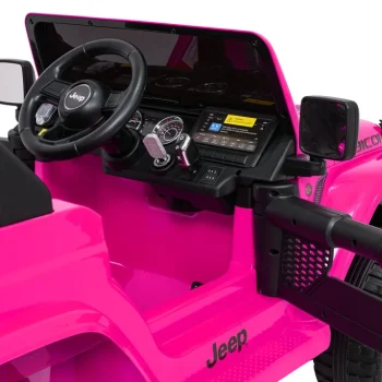 Dječji Jeep Wrangler Rubicon Lift Ružičasti Auto Na Akumulator 25