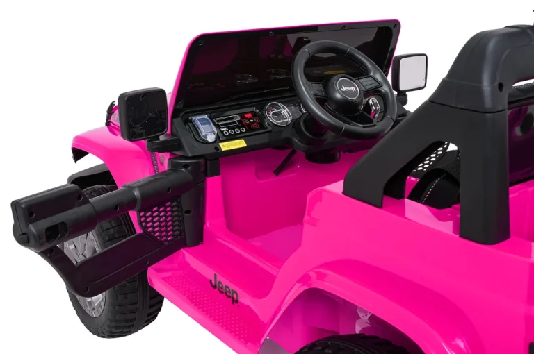 Dječji Jeep Wrangler Rubicon Lift Ružičasti Auto Na Akumulator 26