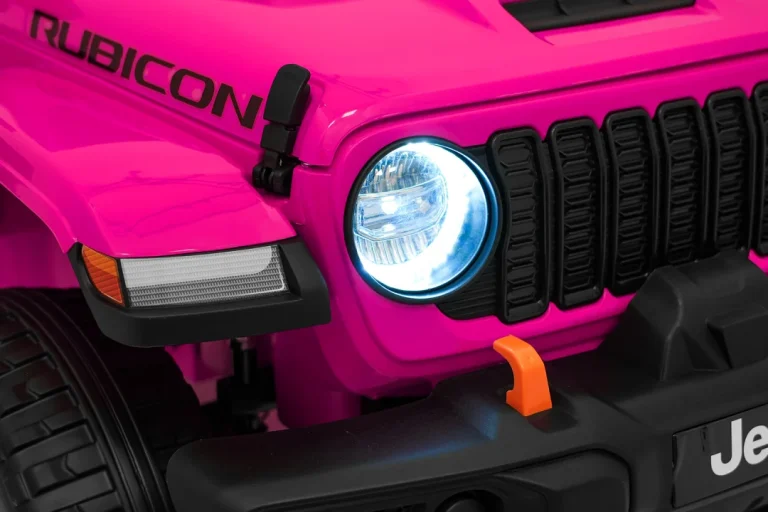 Dječji Jeep Wrangler Rubicon Lift Ružičasti Auto Na Akumulator 28