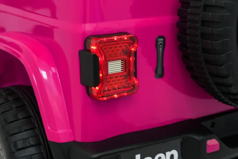 Dječji Jeep Wrangler Rubicon Lift Ružičasti Auto Na Akumulator 29