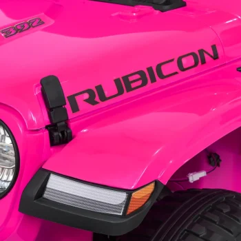 Dječji Jeep Wrangler Rubicon Lift Ružičasti Auto Na Akumulator 30