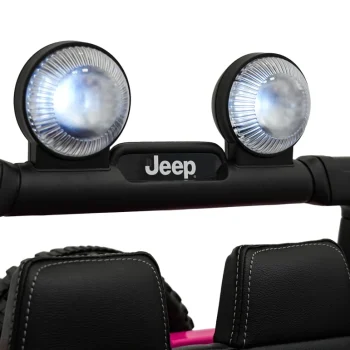 Dječji Jeep Wrangler Rubicon Lift Ružičasti Auto Na Akumulator 34