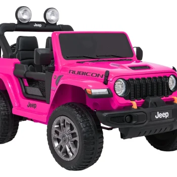 Dječji Jeep Wrangler Rubicon Lift Ružičasti Auto Na Akumulator 4