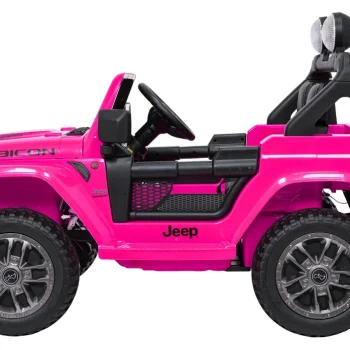 Dječji Jeep Wrangler Rubicon Lift Ružičasti Auto Na Akumulator 6
