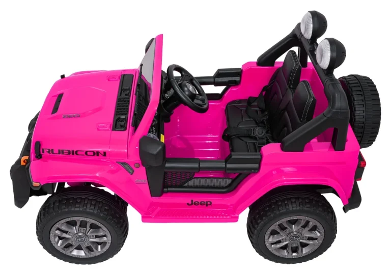 Dječji Jeep Wrangler Rubicon Lift Ružičasti Auto Na Akumulator 7
