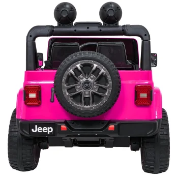 Dječji Jeep Wrangler Rubicon Lift Ružičasti Auto Na Akumulator 9