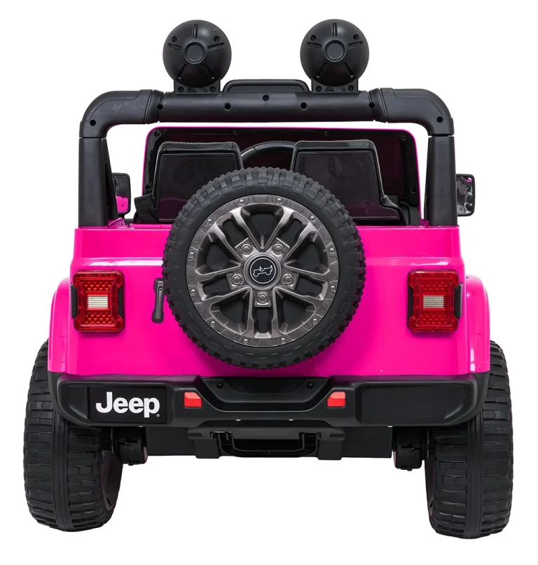 Dječji Jeep Wrangler Rubicon Lift Ružičasti Auto Na Akumulator 9