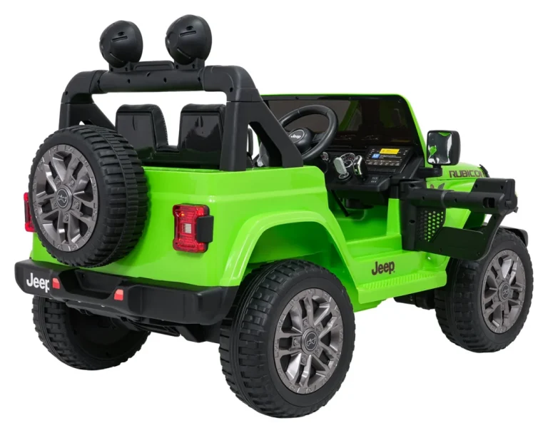Dječji Jeep Wrangler Rubicon Lift Zeleni Auto Na Akumulator 11