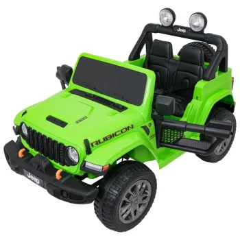 Dječji Jeep Wrangler Rubicon Lift Zeleni Auto Na Akumulator 14