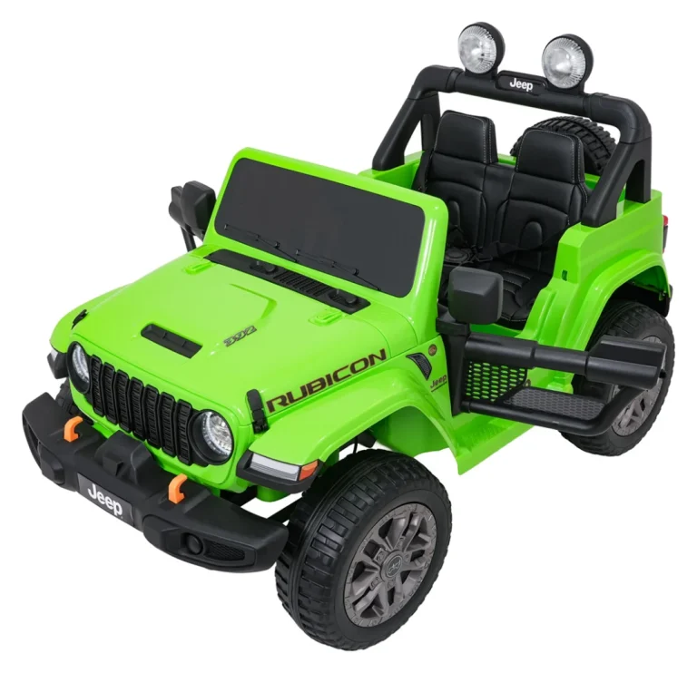 Dječji Jeep Wrangler Rubicon Lift Zeleni Auto Na Akumulator 14