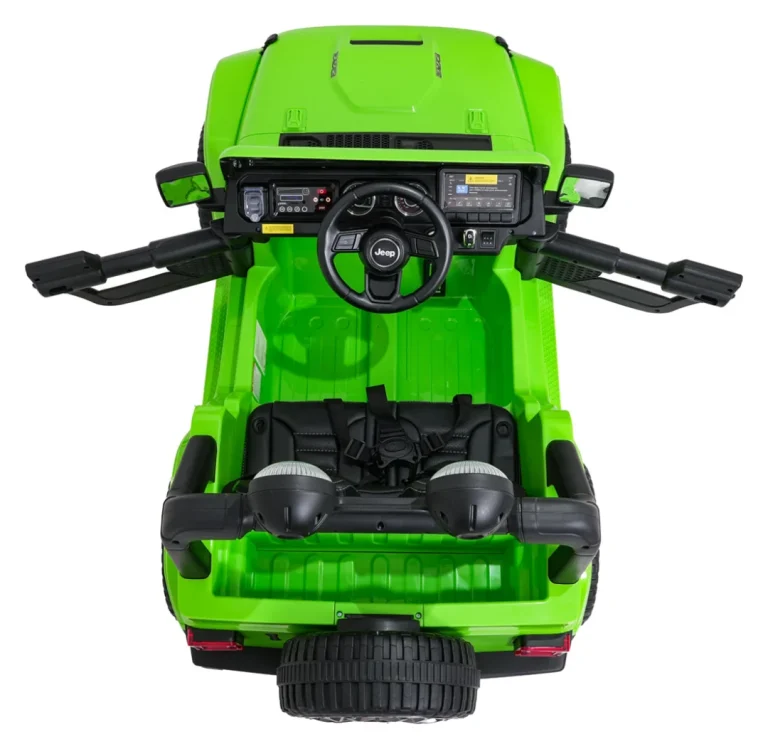 Dječji Jeep Wrangler Rubicon Lift Zeleni Auto Na Akumulator 15