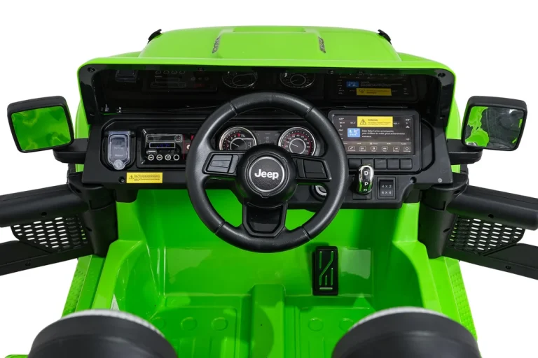 Dječji Jeep Wrangler Rubicon Lift Zeleni Auto Na Akumulator 17