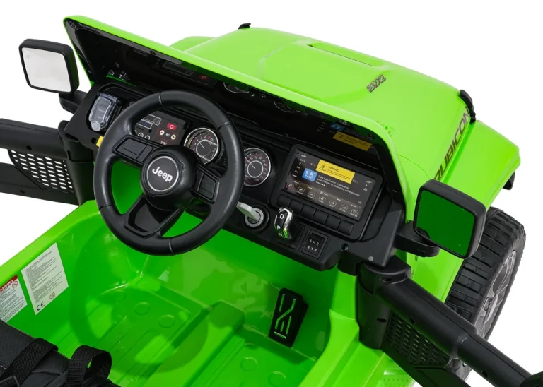 Dječji Jeep Wrangler Rubicon Lift Zeleni Auto Na Akumulator 18