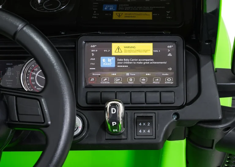 Dječji Jeep Wrangler Rubicon Lift Zeleni Auto Na Akumulator 19